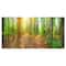Designart - Dense Forest Panorama - Landscape Canvas Art Print